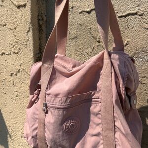 Kipling Women’s Pink Utility Weekend Tote Bag